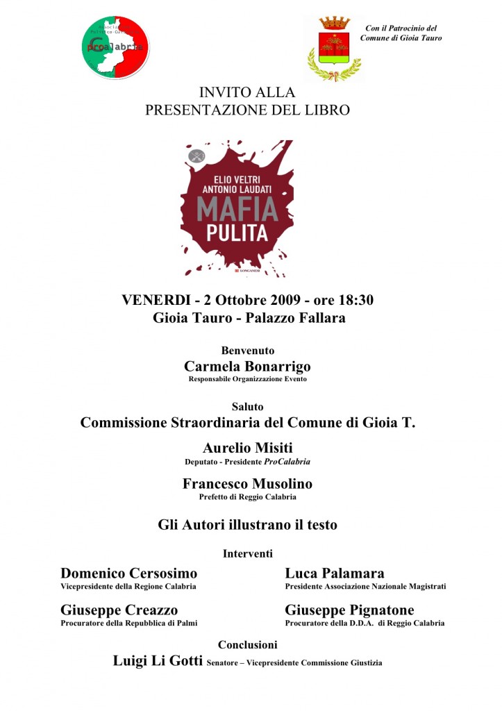 Invito Presentazione Libro